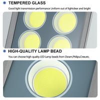 Projecteur LED mural extérieur super lumineux en aluminium moulé sous pression, étanche IP65, angle de faisceau de 120°, fonction de gradation