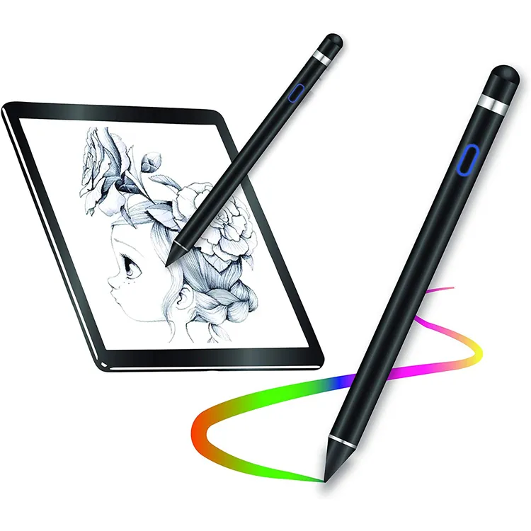 Smart Universele Actieve Tekening Potlood Touch Stylus Pen Met Fijne Tip Voor Android Capacitieve Scherm Telefoon