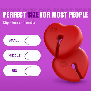 Scarletsin D-160 Line pink Kiss Nipple Clip Breast Nipple Tip Sans Trace, à porter, pour massage et flirt, œuf vibrant érotique - Product Image 4