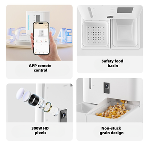 FuturePets 2025 New 6L Réglable <span class=keywords><strong>Cam</strong></span> Auto Pet <span class=keywords><strong>Feeder</strong></span> & Water Dispenser pour Chats Home/Office Smart Feeding Solution - Product Image 3