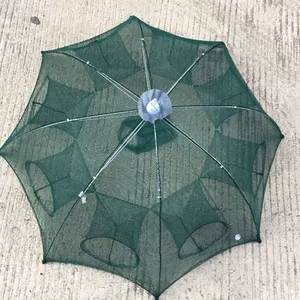 Rete da pesca con ombrellone automatico ispessita a 8 fori rete per gamberetti gabbia per anguilla rete per gabbia da pesca produttori all'ingrosso - Product Image 5