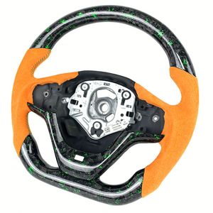 Volante de Fibra de Carbono Forjado Personalizado para el Interior del Automóvil, para <span class=keywords><strong>BMW</strong></span> 320 325 <span class=keywords><strong>330</strong></span> 335 120 F20 F22 F30 F35 F31 M3 - Product Image 2