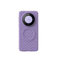 COSYU Étui Tout-en-un Ultra Fin en TPU Antichoc Dissipation Thermique Motif Tressé Design Professionnel pour Mate 40 60 Pro Plus