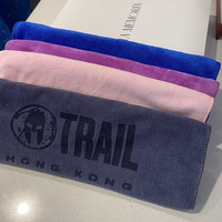 Serviettes de sport en microfibre de haute qualité personnalisées avec logo professionnel, absorbant la transpiration et séchant rapidement, pour la salle de sport, le yoga et les clubs de fitness