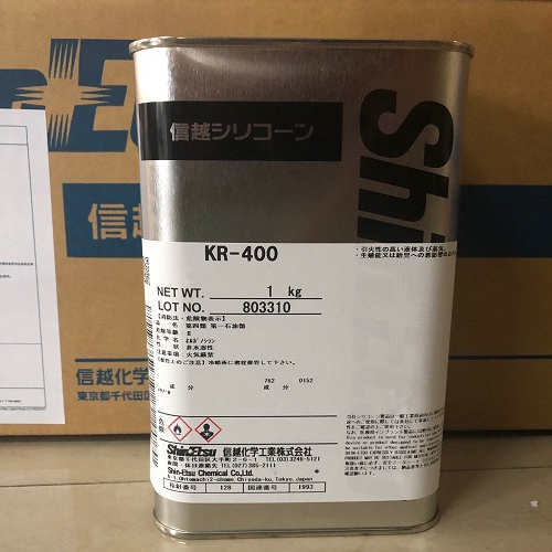 Shin-etsu комнатная температура силиконовая KR-400 высокая твердость растворителя Бесплатная deethanol Тип агента покрытия