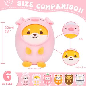 Vente en gros OEM/ODM : Figurines en peluche mignonnes <span class=keywords><strong>Corgi</strong></span>, Coussin en peluche dinosaure, Jouet en peluche avec costume de dinosaure bleu, Cadeau pour enfants - Product Image 3