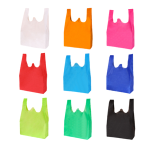 Bolsa de Compras Reutilizable al por Mayor, Tipo Camiseta, de Tela No Tejida, para Comercio Minorista - Product Image 6