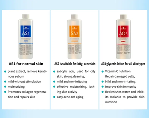 Mesin Hydra Korea As1 Sa2 Ao3 400ml, mesin oksigen larutan wajah solusi Serum cair khusus wajah solusi kulit Aqua - Product Image 5