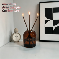 Bougie liquide sans suie à combustion éternelle pour la décoration quotidienne avec mèche métallique réutilisable, décoration intérieure
