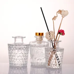140ml Wholesale Price Aromatherapy Essential Oil Perfume Bottles Empty Glass Bottle With Reed Diffuser