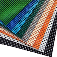 Tissu en maille Teslin coloré 70% PVC 30% polyester, tissu en polyester enduit de PVC