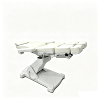 Fauteuil de podologie multifonction HICOMED blanc, électrique, à jambes séparées, pour soins des pieds, pédicure et spa, avec télécommande