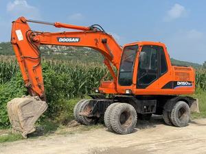 เครื่องจักรกลวิศวกรรมและก่อสร้างมือสอง Doosan dh150W-7 รถขุดล้อยางเกรดพิเศษ - Product Image 4