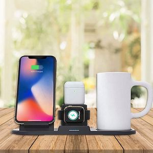 多機能カップウォーマー 4 in 1 ワイヤレス充電スタンド ドッキングステーション コーヒーマグウォーマー付き <span class=keywords><strong>iPhone</strong></span> <span class=keywords><strong>11</strong></span> Pro Max/X対応 - Product Image 6