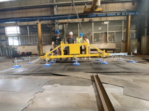 Awovolift真空升降器kino钣金激光机装载搬运提升真空升降器木板真空远程搬运器