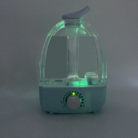 Diffuseur d'huiles essentielles à ultrasons, humidificateur d'air, réservoir d'eau transparent de 3 L, brume fraîche