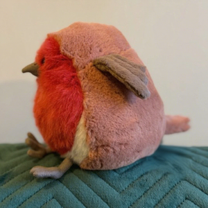Adorable peluche Robin à poitrine <span class=keywords><strong>rouge</strong></span>, jouet <span class=keywords><strong>oiseau</strong></span> doux et moelleux pour la décoration de la chambre de bébé, cadeau de fête - Product Image 3