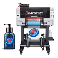 Graphking Fabricación 2PC Xp600 I3200 Cabezal de impresión Máquina de impresión digital A3 30cm UV DTF Impresora Impressora Plotter