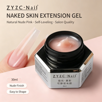 Gel de Construction Multicolore en Gros – 5 Teintes Effet Naturel – Livraison Rapide – Faible MOQ pour la Création d'Ongles