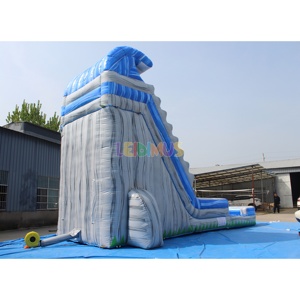 PVC Thế giới nước bơm hơi: nhà máy tùy chỉnh Tấm bạt lò xo + trượt nhiệt đới + bể bơi nhiệt độ không đổi - Product Image 6