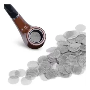 19mm20mmStainless Steel Smoking Pipe Screens Reusable Filters for Smoking Tobacco Pipes