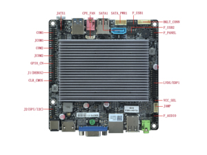 เมนบอร์ดอุตสาหกรรม NANO1F 4K VGA LVDS EDP พร้อมซีพียู Alder Lake ซีรีส์ N - Product Image 3