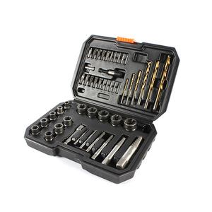 Kit d'extraction de vis et d'écrous endommagés 48 pièces, jeu de douilles de démontage de boulons en Cr-Mo avec forets en cobalt à rotation gauche pour boulons abîmés ou cassés - Product Image 2