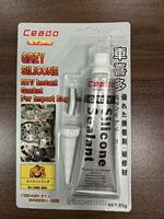 Scellant en silicone adhésif gris à forte puissance RTV colle liquide marqueur d'utilisation de construction pour le transport