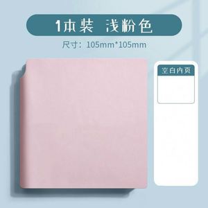 10*10CM PU Notebook Blank Inner Page Portable Pocket <b>Journal</b> Travel Stamp Diary Enterprise Personal Customized LOGO Personal - Product Image 4