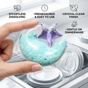 Polyva – dosettes d'hyperconcentration <span class=keywords><strong>pour</strong></span> lave-<span class=keywords><strong>vaisselle</strong></span>, tablettes de détergent <span class=keywords><strong>pour</strong></span> enlever les taches - Product Image 1