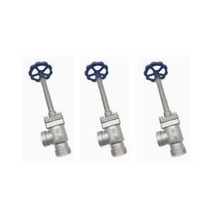 Válvula de Retención con Brida Confiable de 300 mm, Válvula de Globo de Tres Vías para Hidrógeno Líquido Criogénico LH2 para Plantas Químicas - Product Image 5