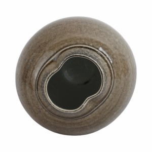 Vaso ovale smaltato moderno in gres porcellanato per decorare soggiorno, camera da letto, ufficio e tavolo. - Product Image 6