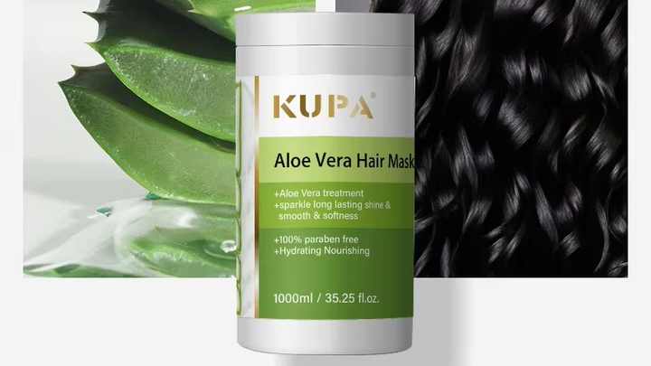 1000ml KUPA Professional Salon Use Hair Care Natural Aloe Vera Extract Long  Lasting Hydrating Hair Mask