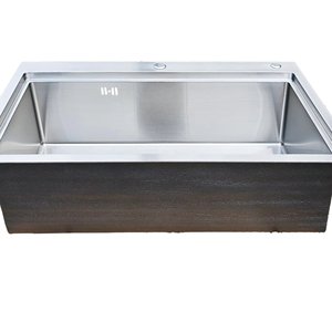 Fregadero de Cocina de Acero Inoxidable 304 de un Solo Tazón, Diseño Moderno Hecho a Mano, Almohadilla de Reducción de Ruido, Antioxidante, Proveedor Mayorista - Product Image 1