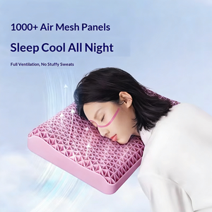 Cuscino Cervicale Ergonomico in TPE, Supporto Alto/Basso, Traspirante, Ortopedico, Lavabile, Rinfrescante, Forma Ondulata Personalizzabile - Product Image 3