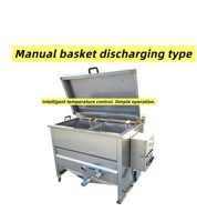 Multifunctionele semi-automatische blancheermachine voor cassave, banaan, plantainchips, aardappel, fruit, capaciteit 200 kg/uur, merk Kangze