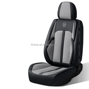 Funda de Asiento Universal 3D de Cuero Resistente al Desgaste para Autos de Cinco Plazas, Protector de Asiento Transpirable para Todas las Estaciones - Product Image 4