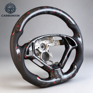 Volant en fibre de carbone forgée pour Infiniti G37s Q50 Q60 Q70 Fx35 G35 Coupé M56s Qx70 M37 Q40 Qx70 M35x Q45 - Product Image 2