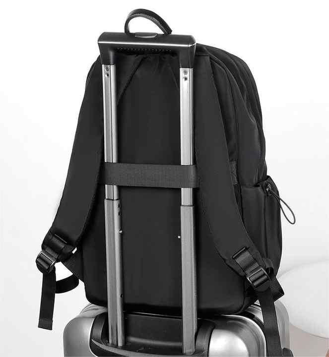 Zaino Antifurto Uomo Impermeabile Per Laptop 15.6" Con Porta USB - Nero - Foto 7