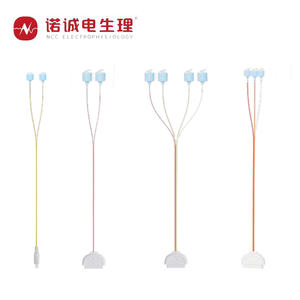 مجموعة أقطاب تسجيل كهربائية احترافية للاستخدام مرة واحدة من الفولاذ المقاوم للصدأ مع سلك TPU بـ 6 ألوان للاستخدام أثناء العمليات الجراحية - Product Image 1