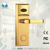 Système de serrures d'hôtel de la carte RFID d'induction sans fil d'acier inoxydable avec l'encodeur