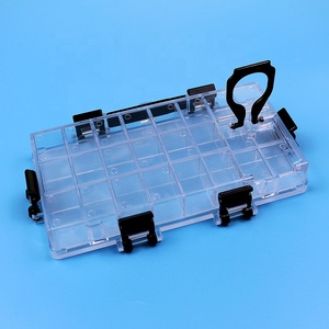 BECOL Offre Spéciale – Boîte de Palette en Plastique Transparente Hermétique à 24 Compartiments, Portable, Vide, pour Peinture Acrylique et <span class=keywords><strong>Aquarelle</strong></span>, Idéale pour Artistes - Product Image 2