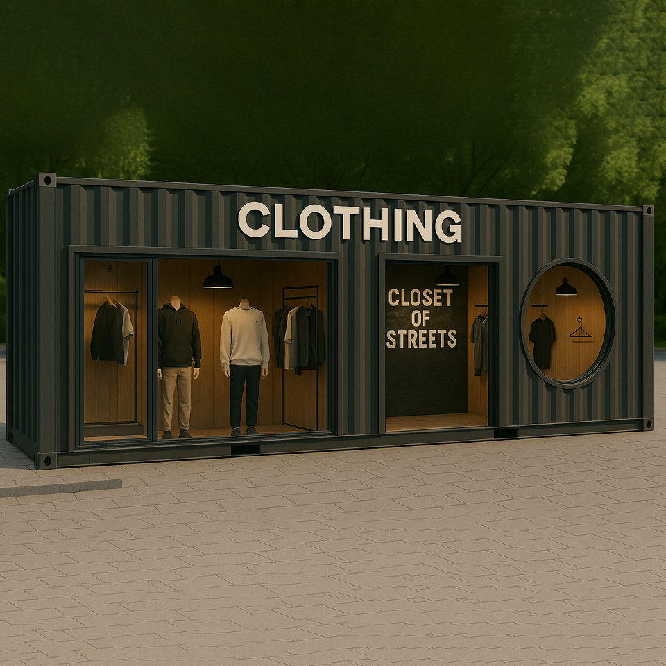 Modular Detachable Container Prefab Pop-Up Retail Shop for Mobile ...