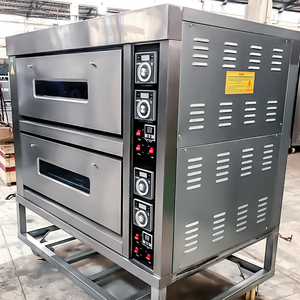 <span class=keywords><strong>Four</strong></span> à pâtisserie électrique commercial HELAXEN 13,2 kW 2 étagères Contrôle numérique Facile à nettoyer Équipement de boulangerie en acier inoxydable 1 an - Product Image 3