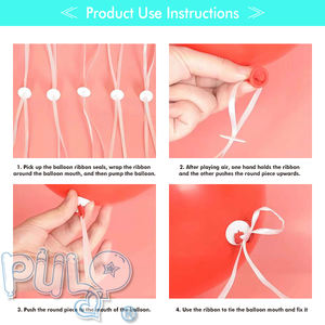 100 Segel Pita Balon Otomatis untuk Pesta Balon - Product Image 3