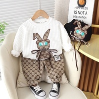 Ensemble d'Hiver pour Enfants 0-5 Ans, Vêtements pour Bébés Filles de 1 à 5 Ans, Tenue 2 Pièces pour Enfants