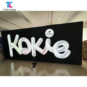 Durable 20x8ft Aluminum SEG Fabric LED <b>Display</b> New Design Portable Trade Show Booth with Backlit <b>Wall</b> Stand for Advertising - Product Image 1