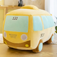 Bus en peluche personnalisé très tendance, jouet en peluche, bus scolaire en peluche
