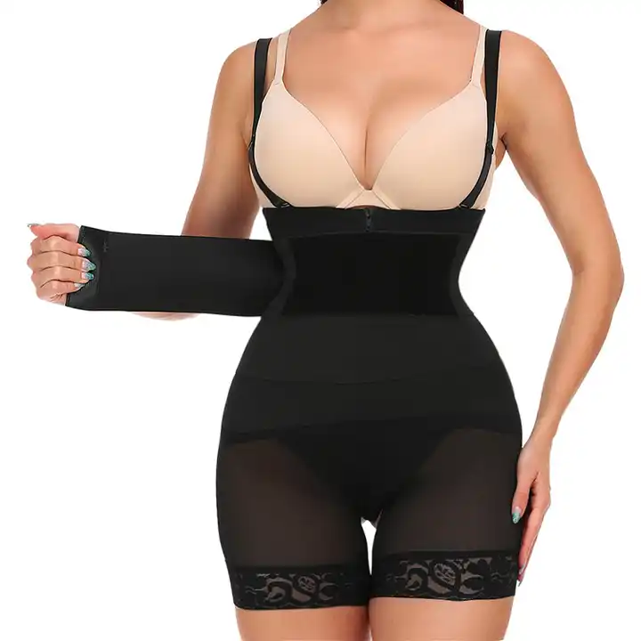 plus size body shaper fajas mesh