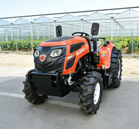 Professioneller 50PS 60PS 70PS 4WD Gelenk-Minipflug Langlebiger Effizienter Zuverlässiger Kleiner Landwirtschaftstraktor mit Getriebe